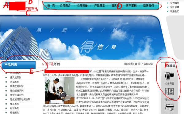 B圖(某玻璃公司網站)