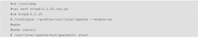 安裝Apache Web服務器